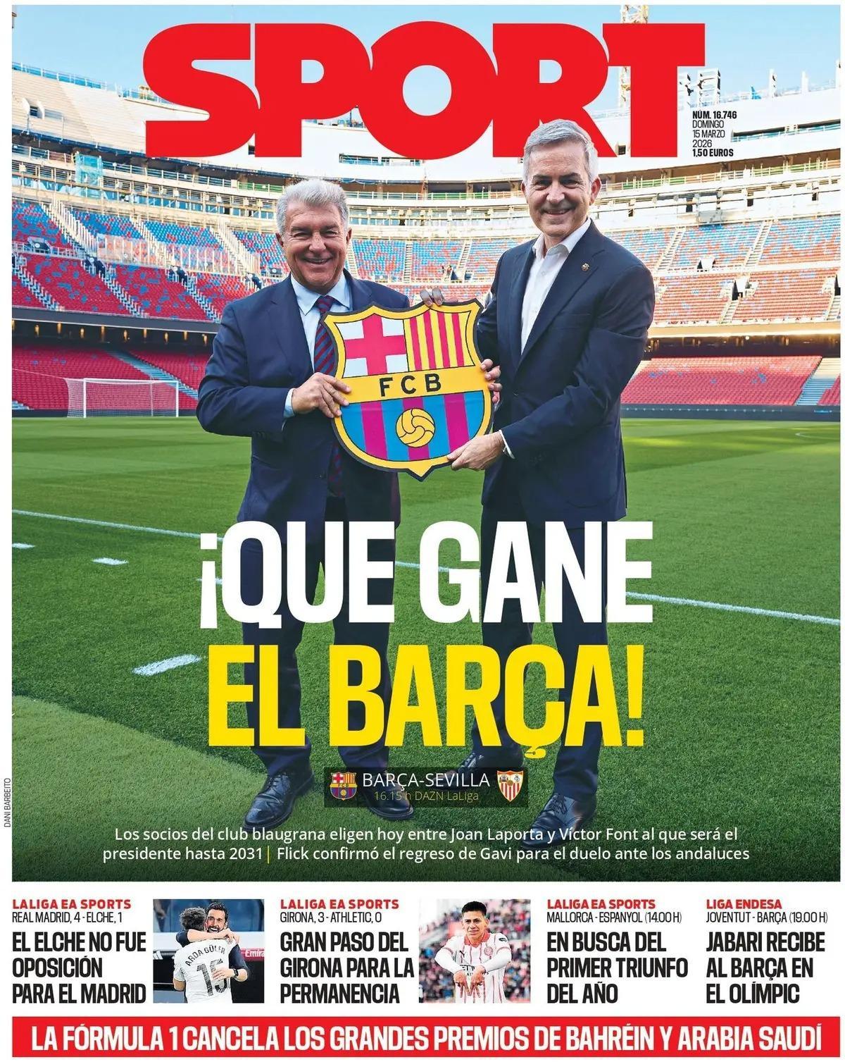Las portadas de la prensa deportiva de hoy