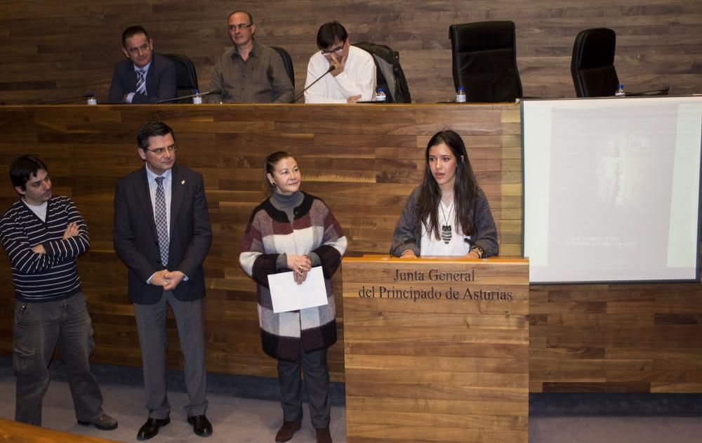 Entrega de premios de la Olimpiada de Filosofía en la Junta General del Principado