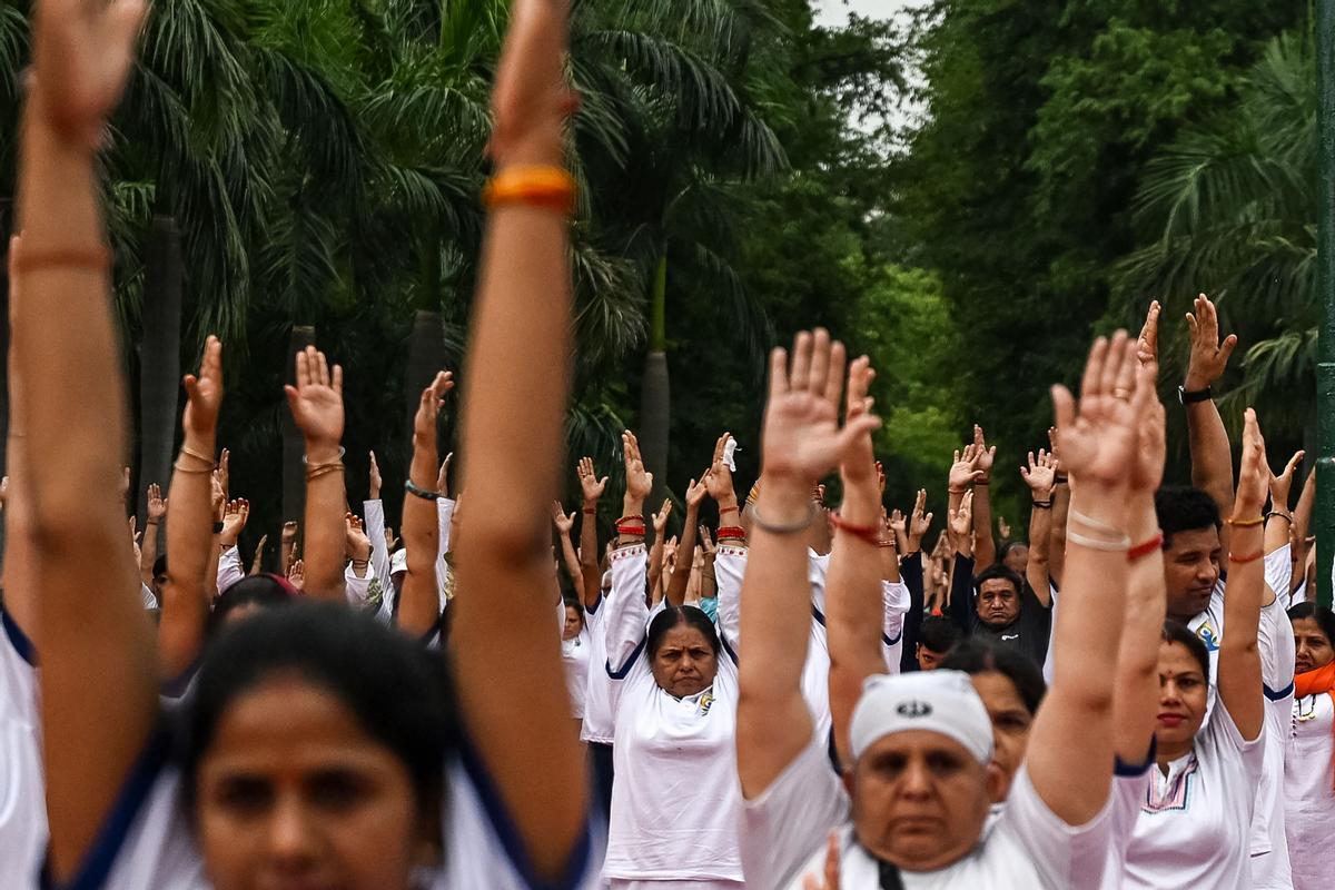 Día Internacional del Yoga en la India