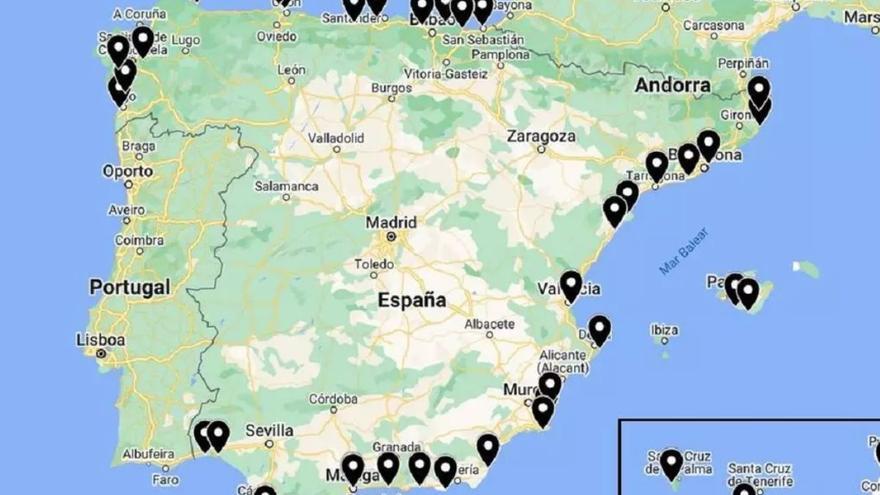 Estas son las playas de Murcia donde está &#039;prohibido&#039; bañarse este año