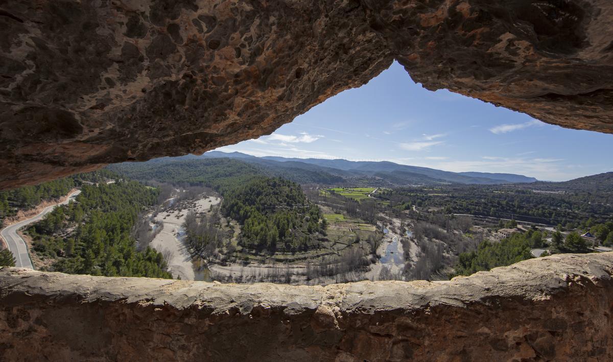 Río Bergantes desde el Santuario de la Balma.