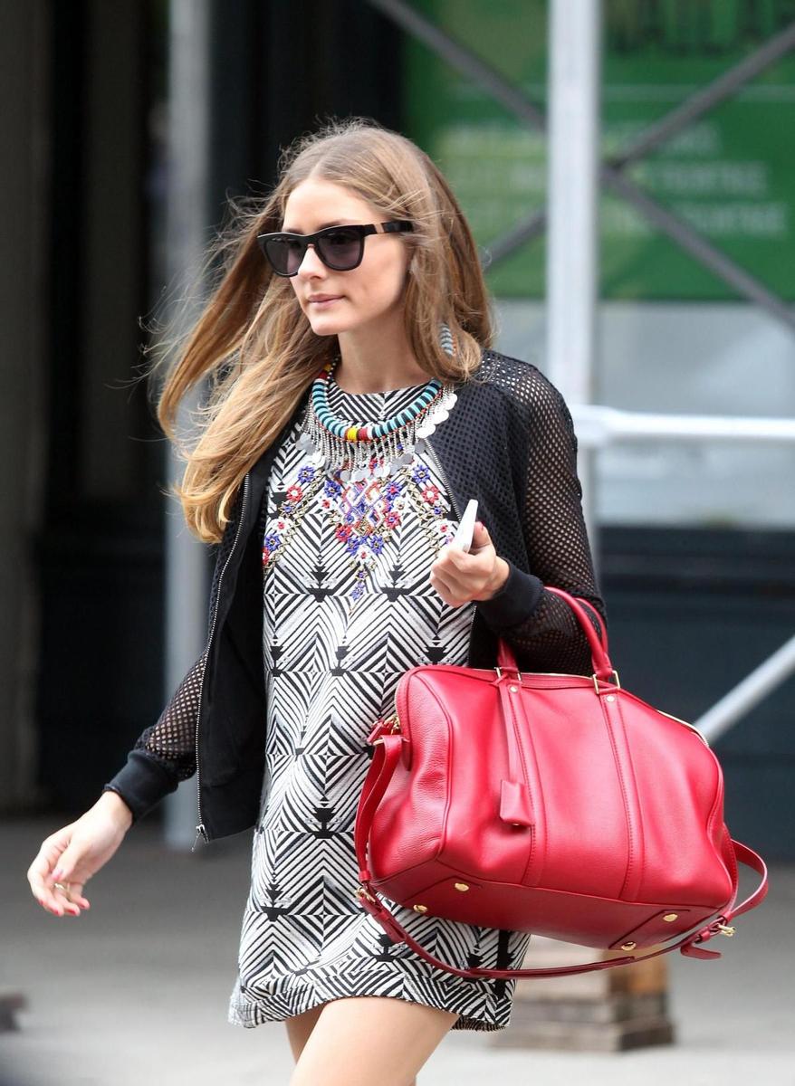 Olivia Palermo paseando por Nueva York