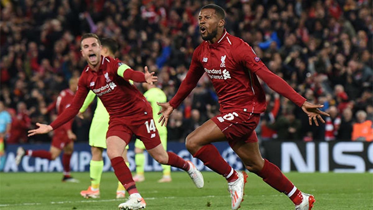 Wijnaldum marcó el segundo entrando desde segunda línea