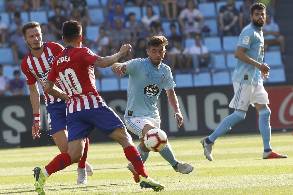 Intensidad a flor de piel en el duelo entre celestes y rojiblancos en el estadio de Balaídos.