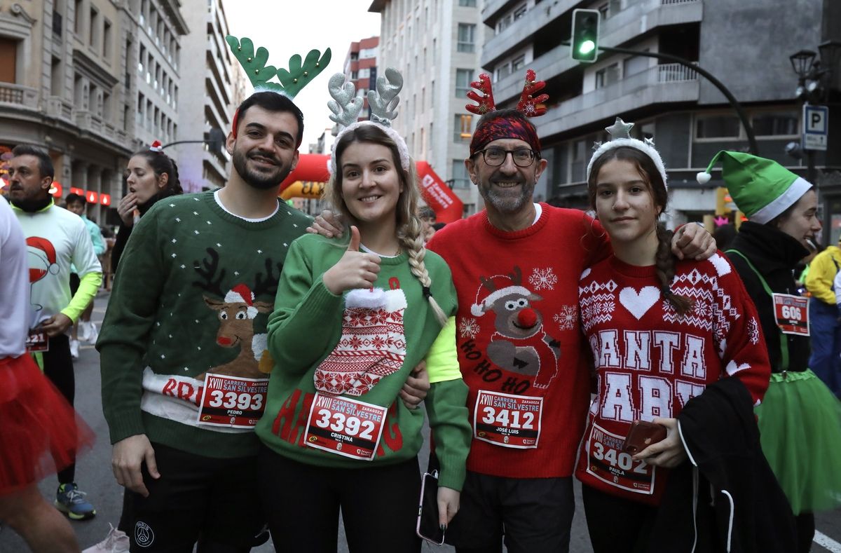 EN IMÁGENES | Zaragoza celebra su decimoctava edición de la San Silvestre