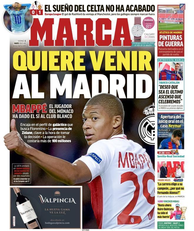 Historia de un fracaso: Así contó la prensa el culebrón Mbappé