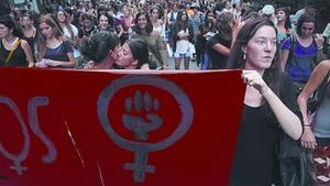 2013 Marxa de dones perl’avortament lliure i gratuït a BCN