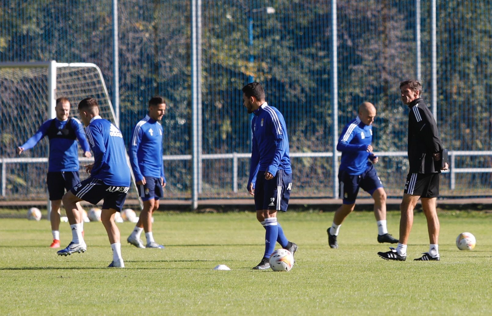 Las imágenes del entrenamiento del Oviedo