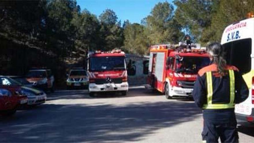 Rescatado un hombre de 57 años tras sufrir una caída al subir a la Cruz de la Muela