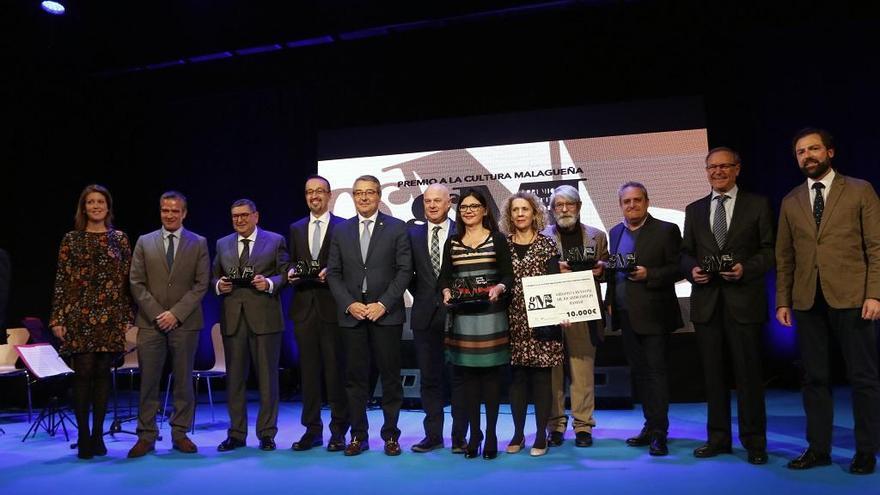 Reconocimiento de los Premios Garrido Moraga en la Diputación de Málaga.