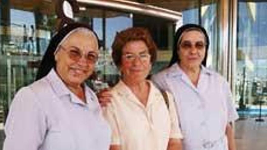 Las misioneras ibicencas Antonia Tur, Maria Victoria Escandell y Esperança Roig.