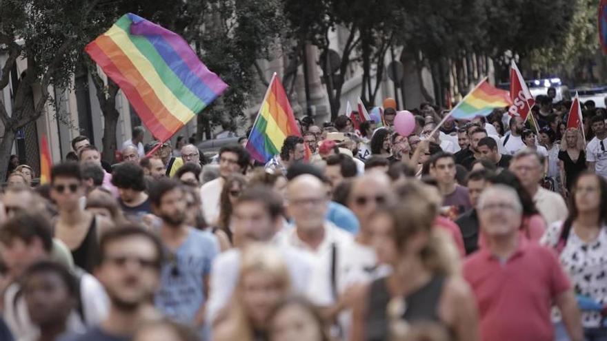 Última manifestación del Orgullo Gay en Palma.