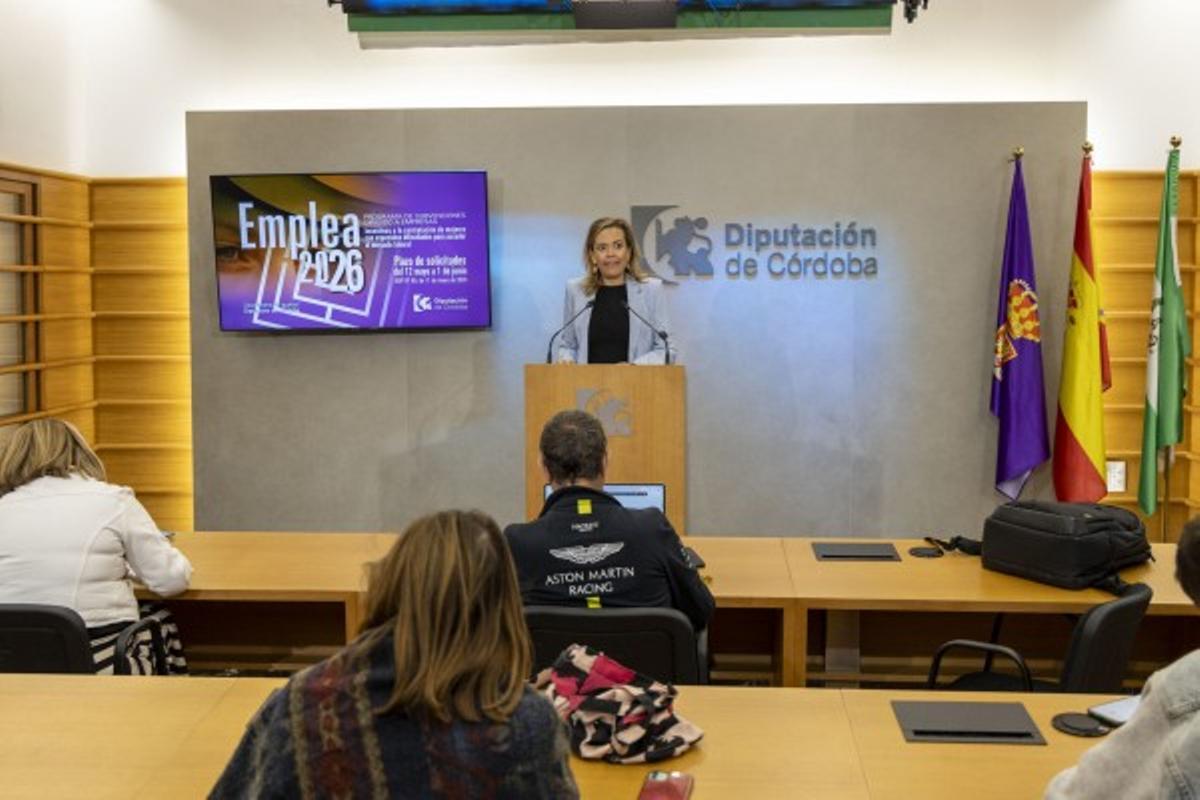 Auxiliadora Moreno, en la presentación de las ayudas.