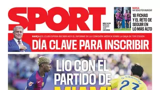 La portada de SPORT de hoy miércoles, 13 de agosto de 2025
