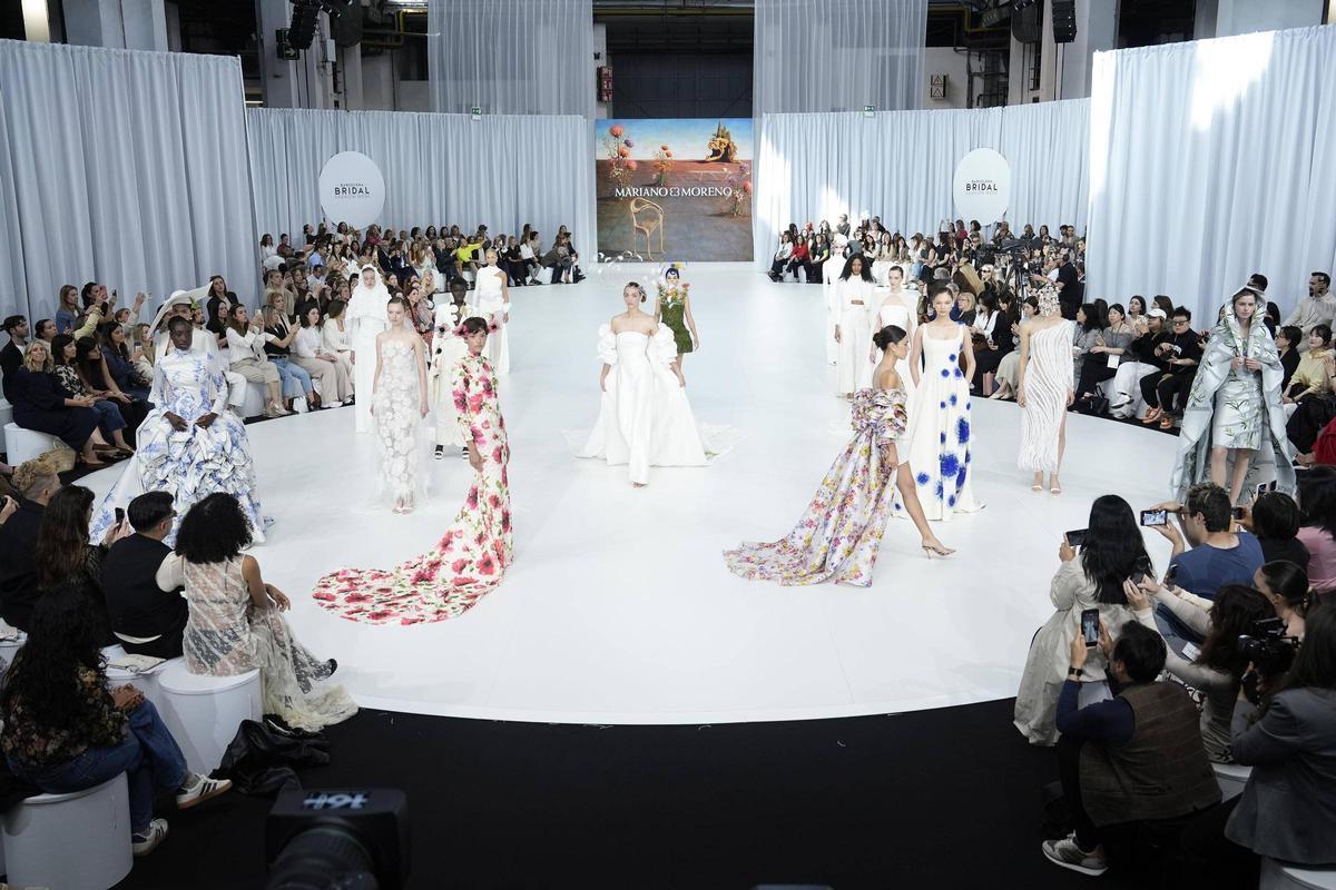 Desfile de Mariano Moreno en la Barcelona Bridal Fashino Week
