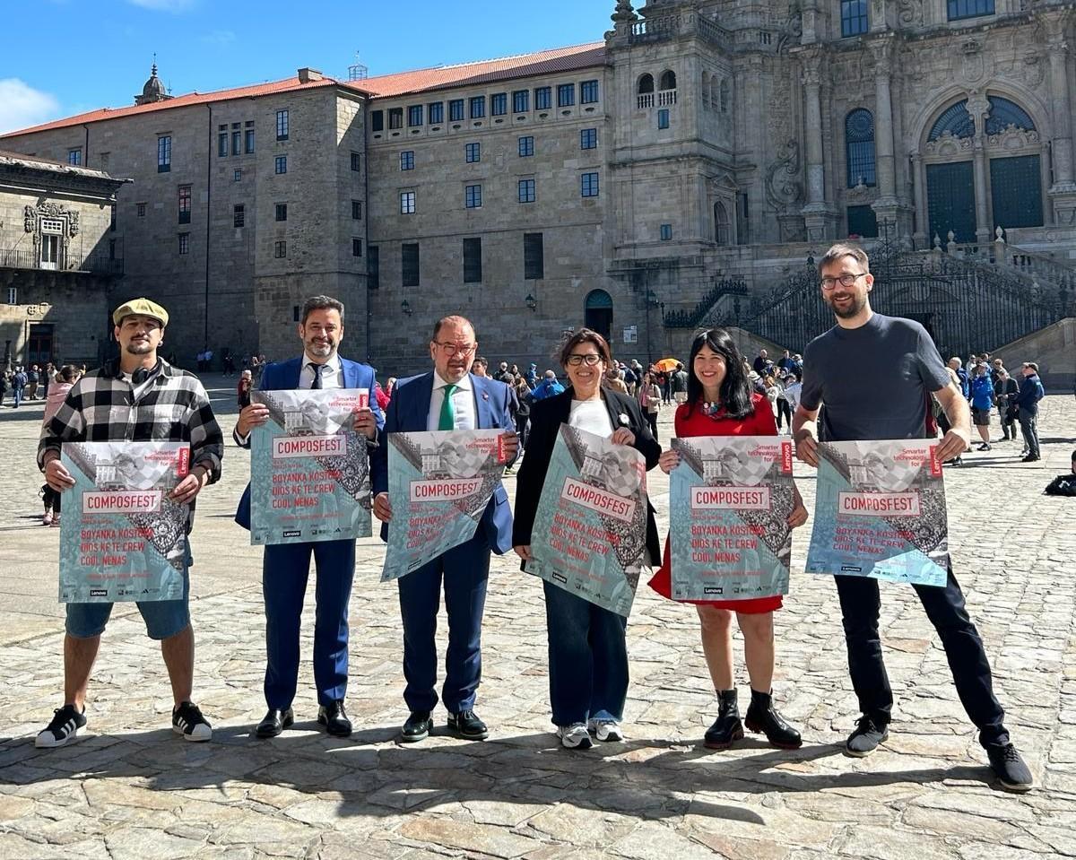 SD COMPOSTELA El Compos inundar A Quintana el viernes de la Ascensin con  msica de acento picheleiro