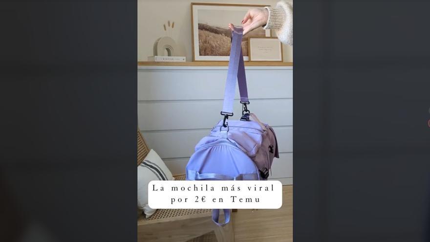 La mochila más viral para viajar vuelve a estar a un precio &#039;de risa&#039; en Temu