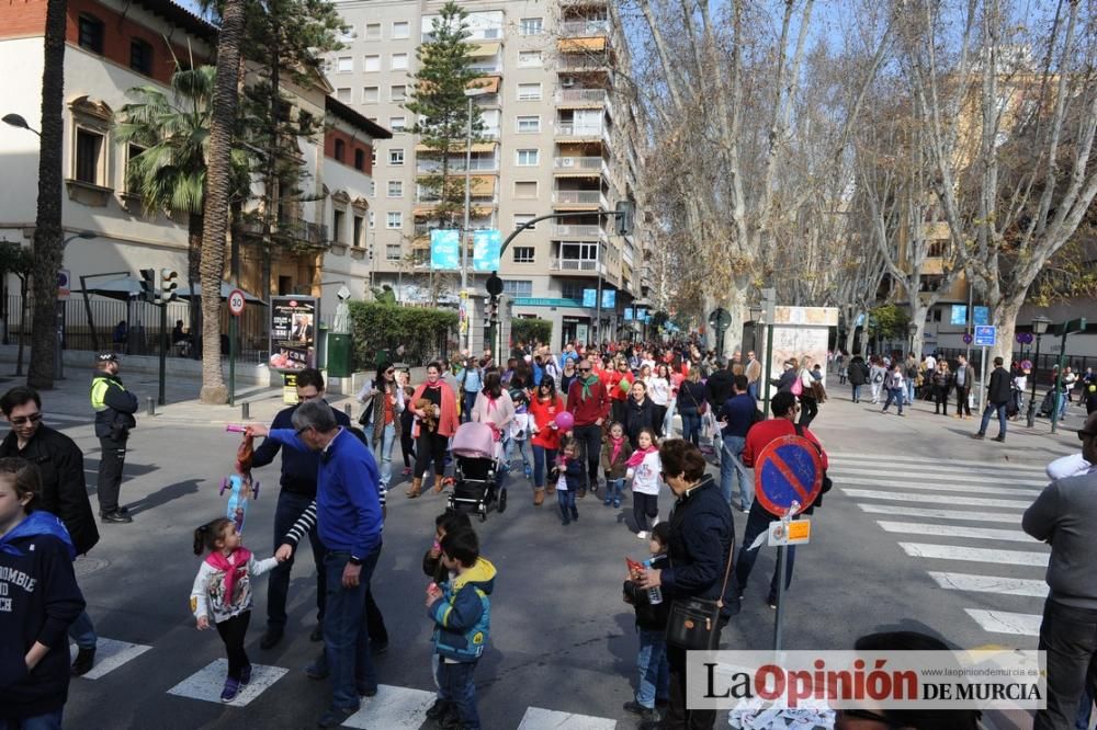 Marcha solidaria de Jesús-María por Haití