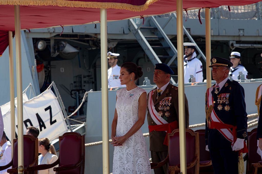 Así ha sido la visita de la reina Letizia a Cartagena