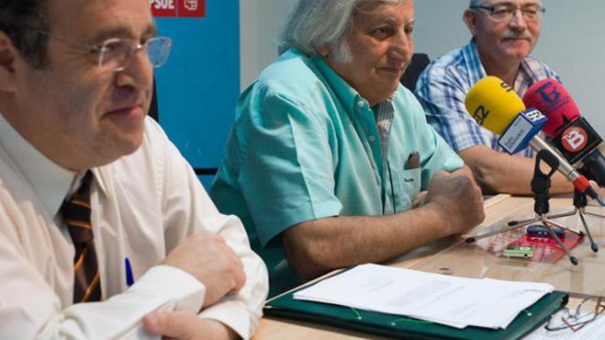 Desde la izquierda, Martín Benito y Juan Ignacio Primo, ayer, en rueda de prensa.