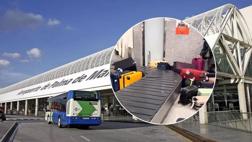 Maletas amontonadas en el aeropuerto de Palma: las imágenes del incidente en la recogida de equipajes que circulan por redes