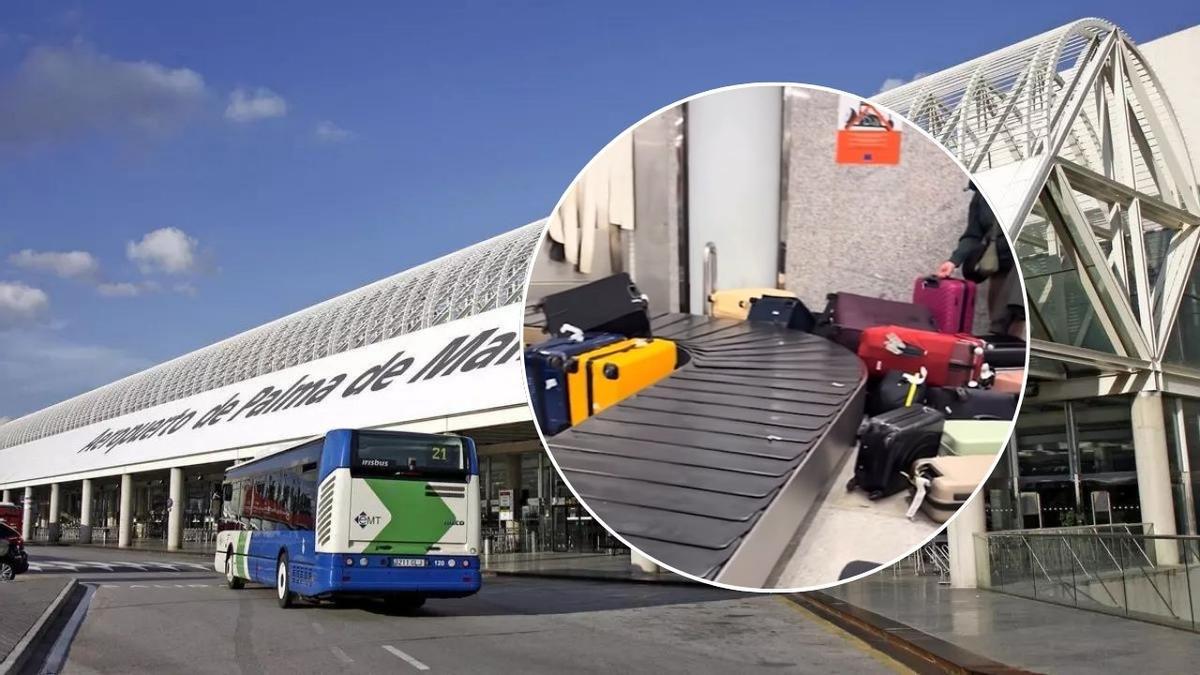 Maletas amontonadas en el aeropuerto de Palma: las imágenes del incidente en la recogida de equipajes que circulan por redes