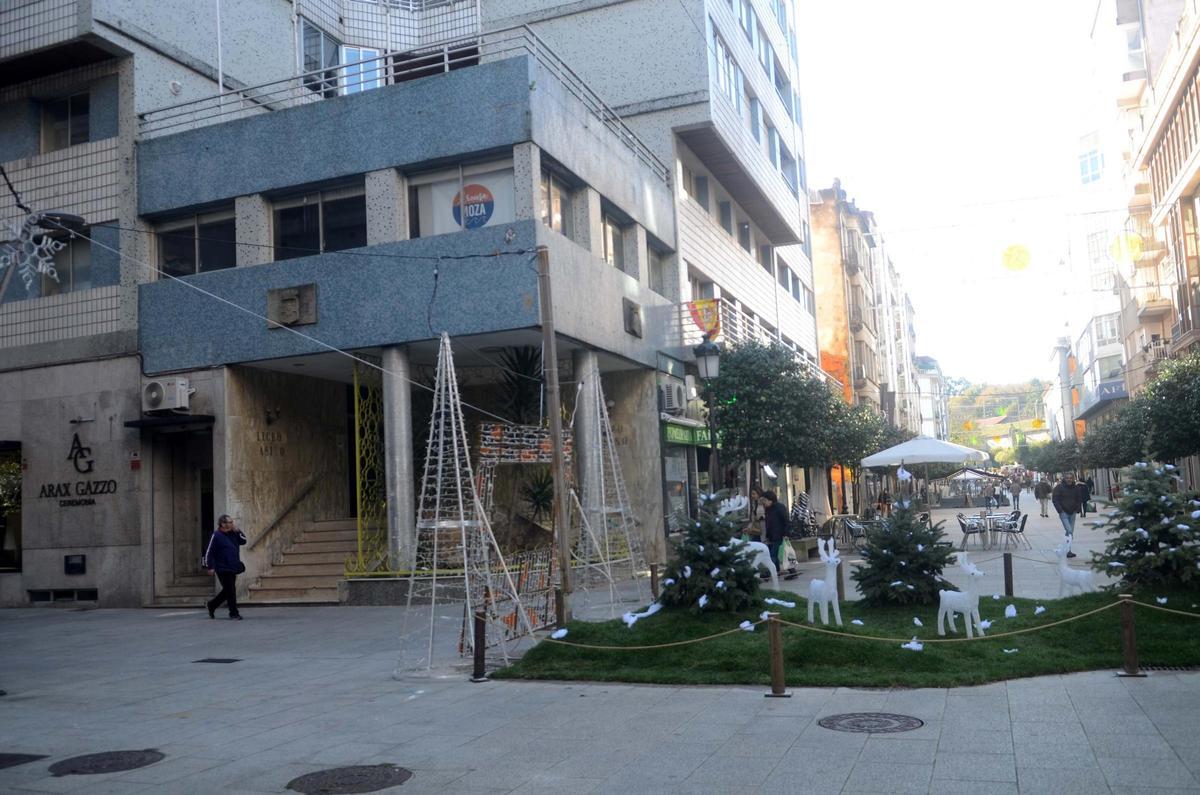 El edificio del Liceo Casino de Vilagarcía
