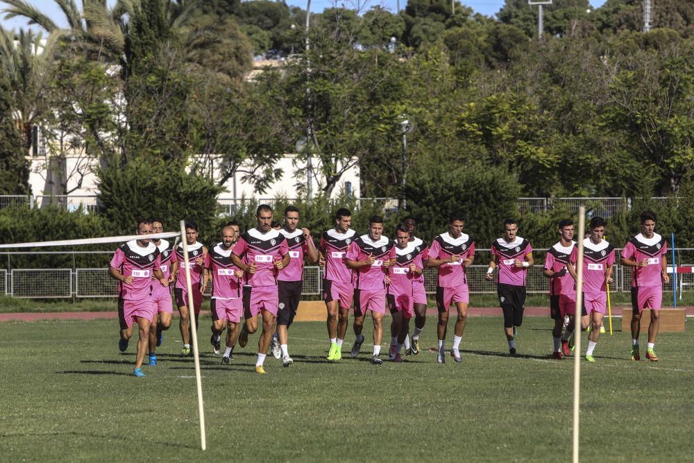 Primer entrenamiento de Lluís Planagumà