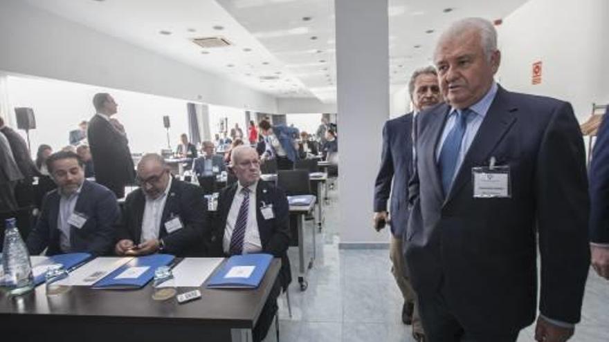 Gómez, en la última asamblea de Aefa.