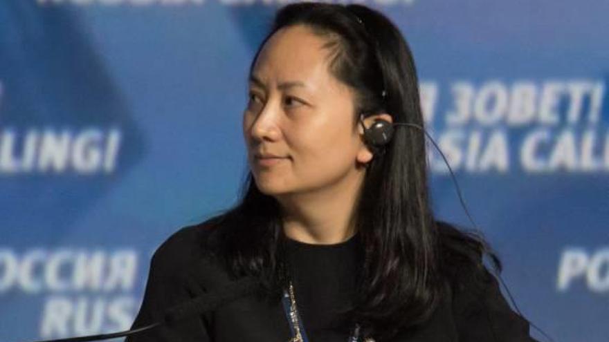 Wanzhou Meng, ejecutiva e hija del fundador de Huawei.