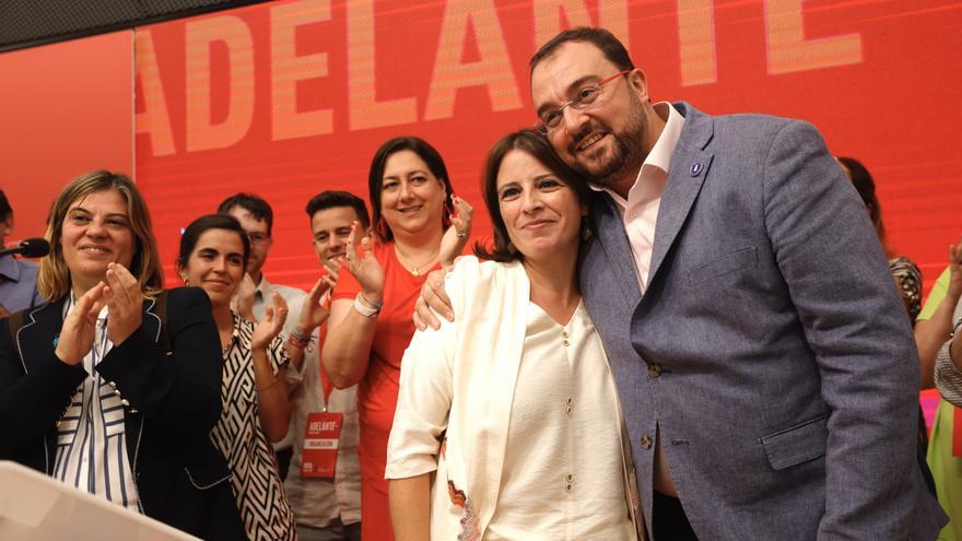 Elecciones generales 2023: el PSOE celebra los resultados en Asturias