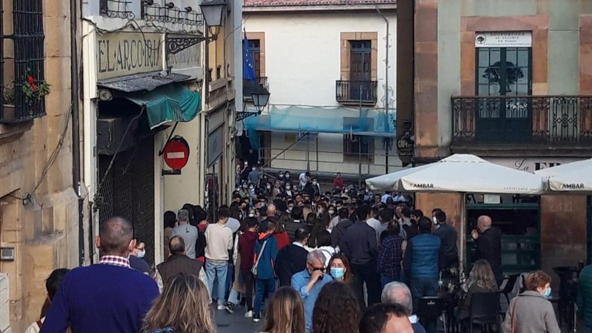 Vista general de la Plaza del Sol durante el incidente