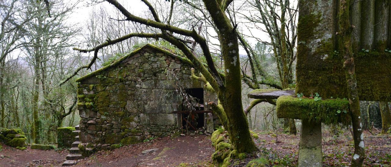 Aldea abandonada de Arufe, en Cerdedo-Cotobade.