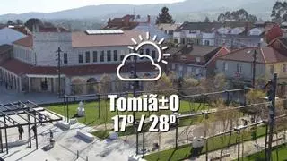 El tiempo en TomiÃ±o: previsión meteorológica para hoy, martes 11 de agosto