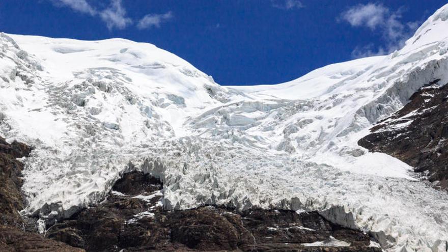 Un glaciar del Himalaya.