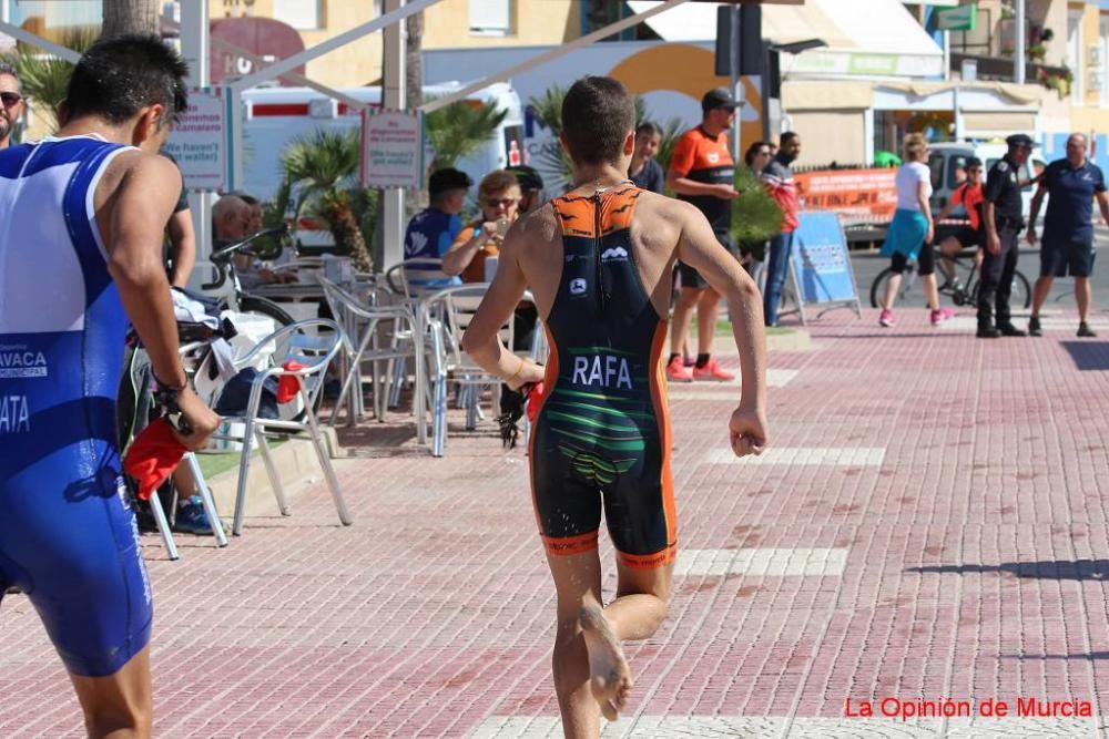 Final de triatlón de Deporte en Edad Escolar