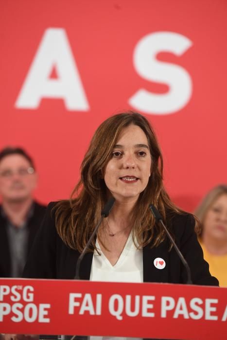 Nadia Calviño, en un acto del PSOE en A Coruña