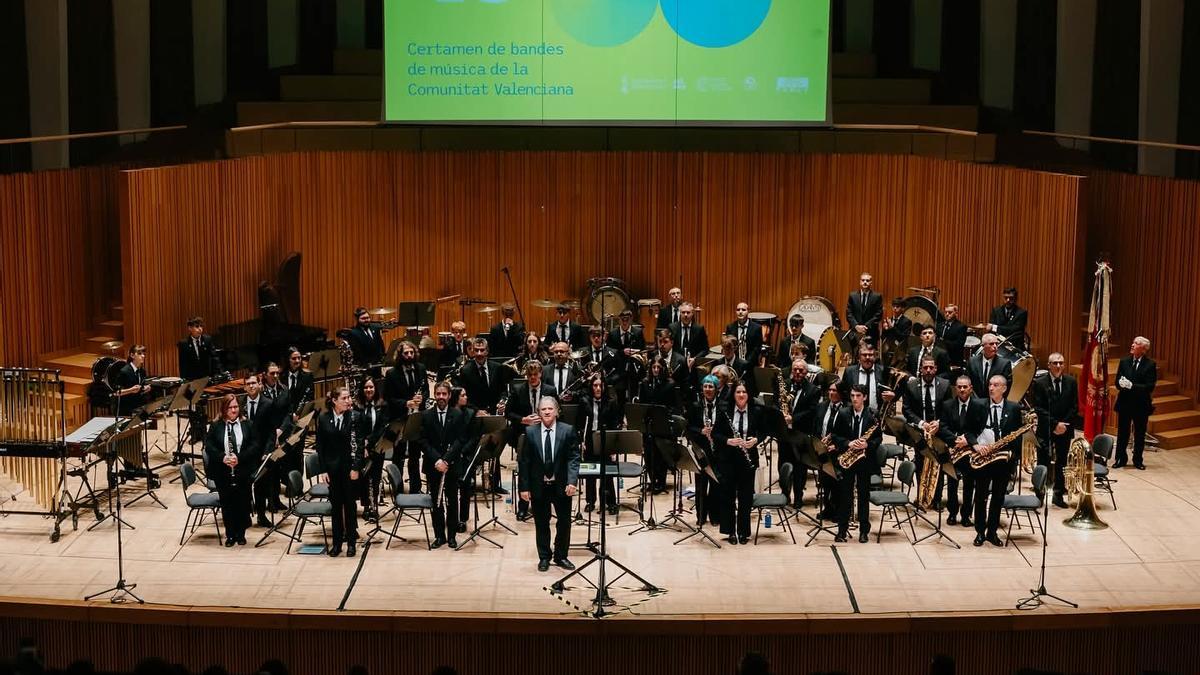 La Unió Musical en el escenario del certamen