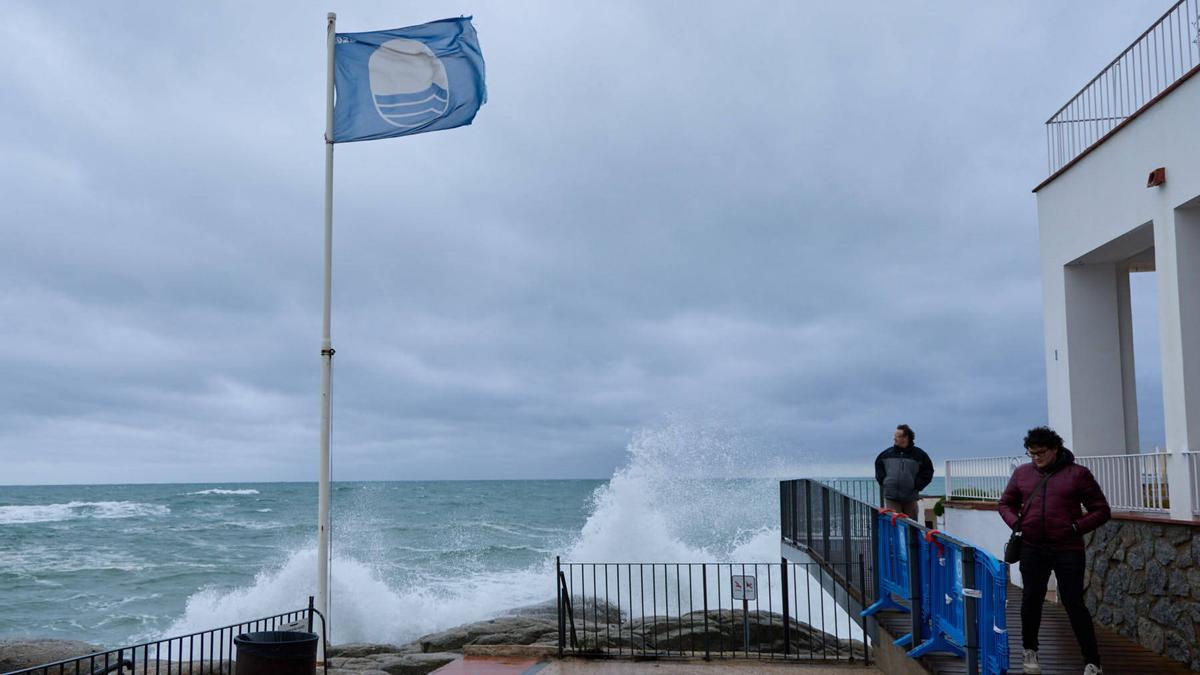 Les imatges del temporal a les comarques gironines