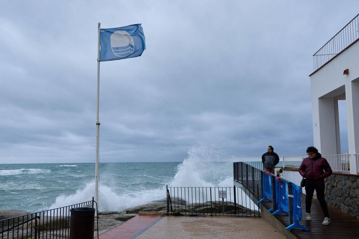 Les imatges del temporal a les comarques gironines