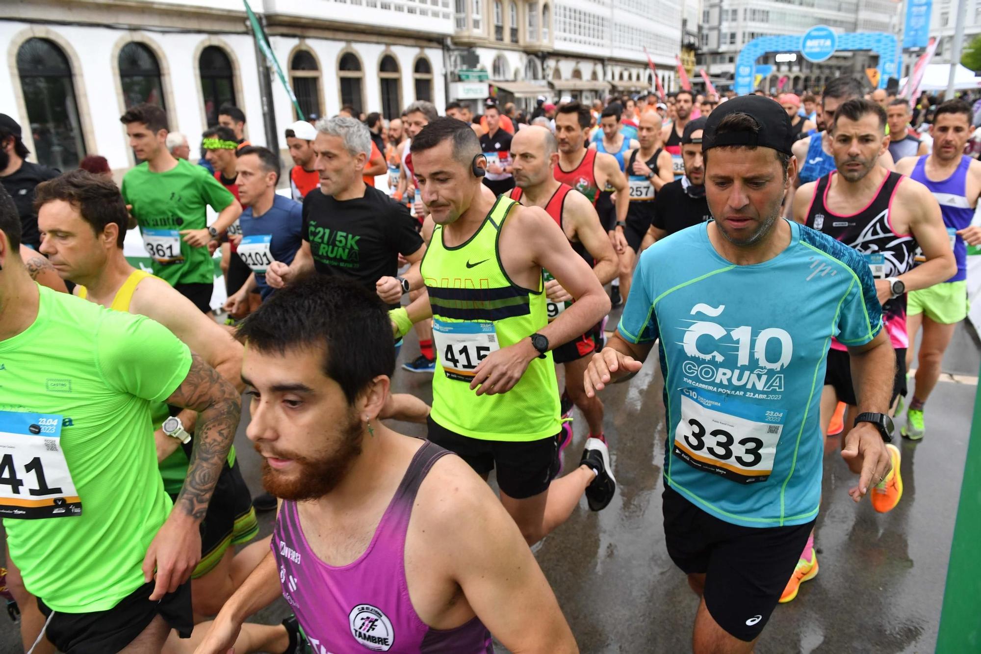 Carrera popular Coruña10: 2.186 corredores cruzaron la línea de meta