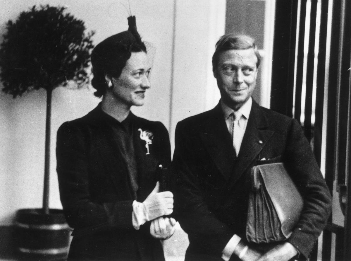 El duque y la duquesa de Windsor, en Madrid, en 1940. Wallis luce el broche de flamenco de Cartier.