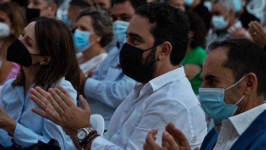 El presidente del Zamora CF, ayer durante el acto. | J. L. F.