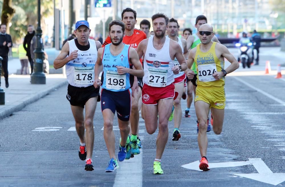 Ambos deportistas lideraron la prueba de los 10 kilómetros en sus categorías