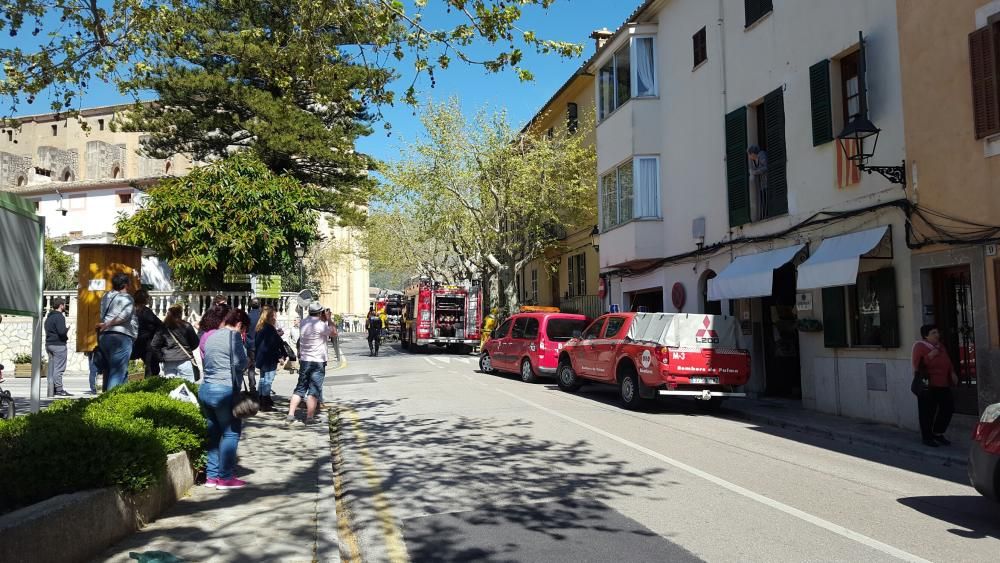 Dos heridos en una explosión en Esporles