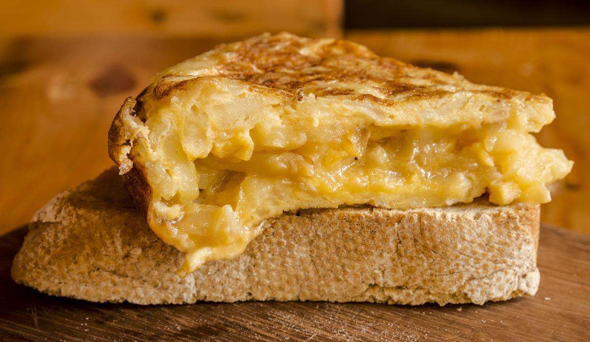 Una deliciosa tortilla de patatas