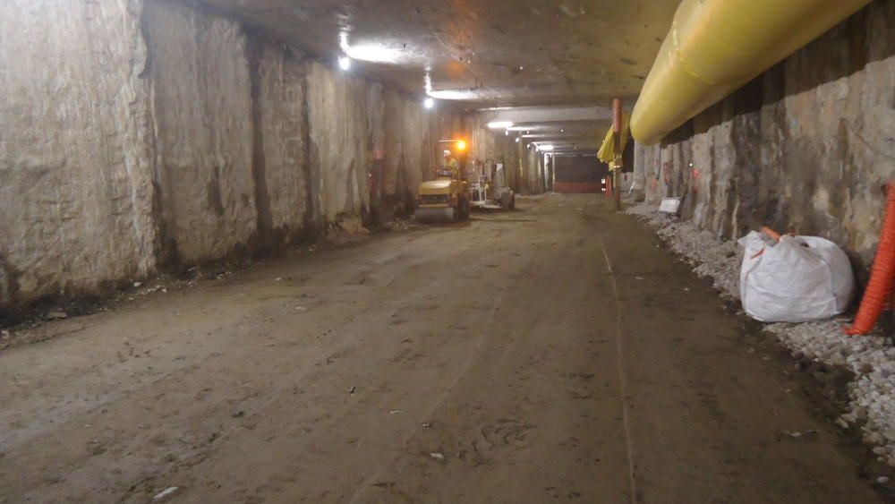 Túnel del metro bajo la Alameda.