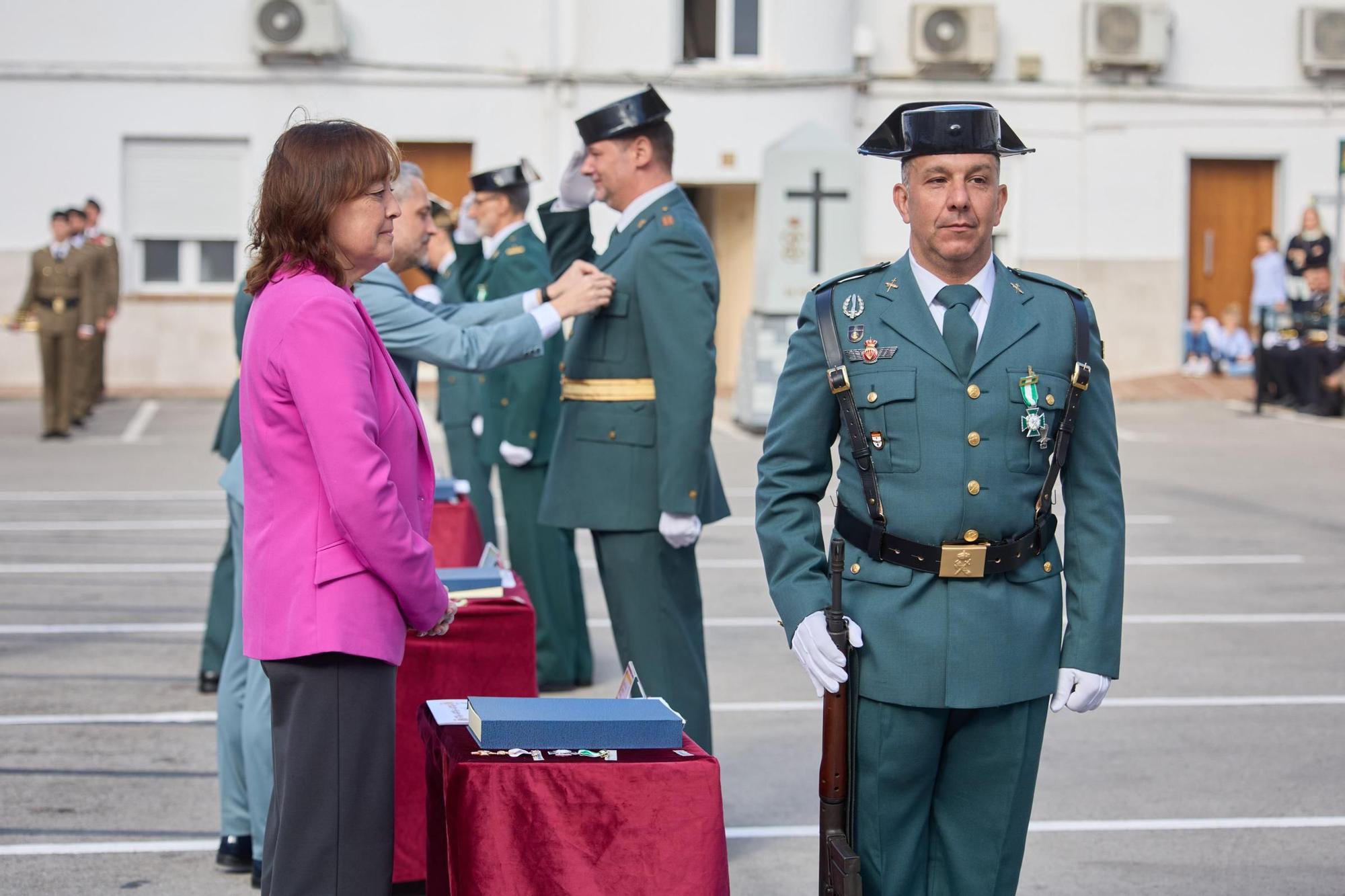 Imatges de la Guàrdia Civil celebrant la seva patrona a Girona
