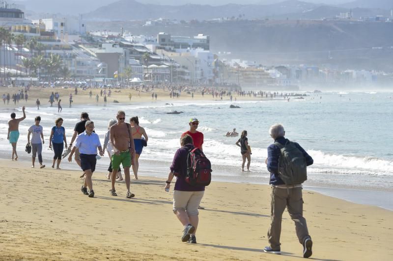 Navidad en la playa de Las Canteras