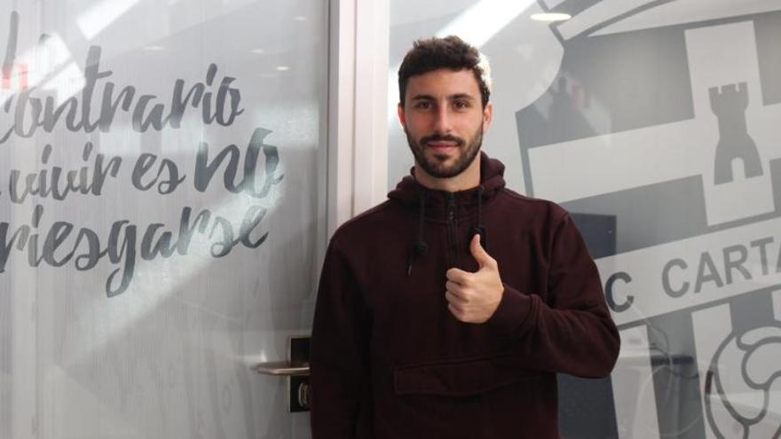 Diego Benito ya está en Cartagena y esta tarde entrenará con su nuevo equipo